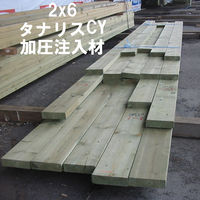 大日本木材防腐 SPFツーバイ材2×6×12F（38×140mm 長さ3657mm） 防腐加工 1本（直送品）