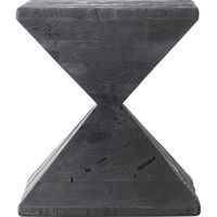 東谷 ROOM ESSENCE サイドテーブル 幅350×奥行350×高さ400mm ブラック HIT-130 1台（直送品）