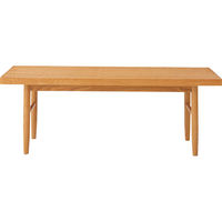 東谷 ROOM ESSENCE リビングテーブル 幅1100×奥行480×高さ380mm ライトブラウン HOT-30LBR 1台（直送品）