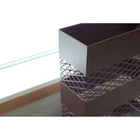 東谷 ROOM ESSENCE 傘立て 幅280×奥行120×高さ410mm ブラウン LFS-182DBR 1台（直送品）