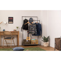 東谷 ROOM ESSENCE フォールディングハンガー ダークグレー MIP-69DGY 1台（直送品）