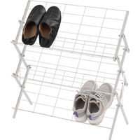 東谷 ROOM ESSENCE フォールディングシューズラック ホワイト MIP-68WH 1台（直送品）