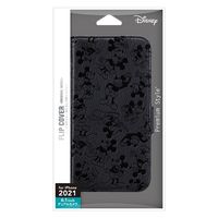 PGA iPhone13用 フリップカバー ミッキーマウス PG-DFP21K01MKY 1個（直送品）