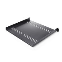 Startech.com サーバーラック棚板 放熱スリット付きトレイ 2枚組 1U 奥行き40cm CABSHELF116V2PK 1セット(2枚入)
