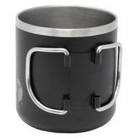 キャプテンスタッグ CS 真空折りたたみハンドルマグカップ500 UE-3598 1個（直送品）