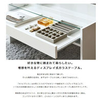 岩附 ガラステーブル IWT-902 1個（直送品）