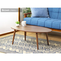 岩附 テーブル IW-202B 1個　ブラウン（直送品）