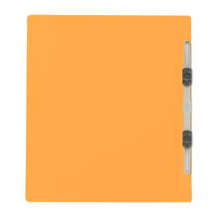 プラス 紙製ファイル フラットファイル 年組氏名 B5 タテ オレンジ 79520 1袋(10冊入)
