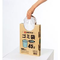 ジョインテックス ゴミ袋 HD 半透明 45L 100枚 N045J-45 1箱
