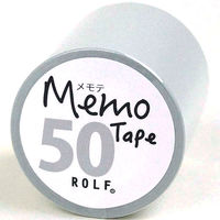 プリントインフォームジャパン gnotes ロール付箋 メモテープ メモテ 50mm幅×10m グレー 1327-0039-0330 1個