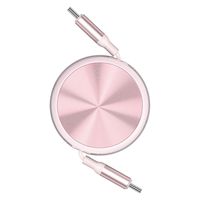 センチュリー BaumCableコードリール式ケーブル ベビーピンク AC-CCR-CC75PK 1台（直送品）