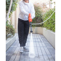 ファミリー・ライフ 充電式コードレス3Way高圧洗浄機ストロング11点セット+予備バッテリー 04316 1個