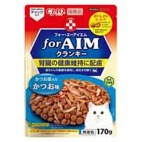 いなば CIAO チャオ for AIMクランキー かつお節入り かつお味 総合栄養食 国産 170g 3袋 キャットフード