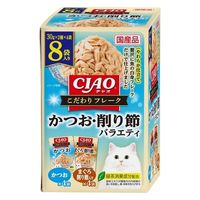 いなば CIAO チャオ こだわりフレーク かつお・削り節バラエティ 国産（30g×8袋）3箱 キャットフード 猫用 パウチ
