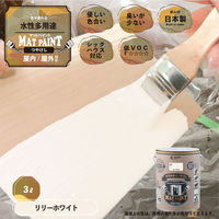 カンペハピオ マットペイント リリーホワイト 3L 9025015 1缶