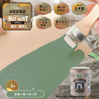 カンペハピオ マットペイント スモーキーリーフ 3L 9025021 1缶（直送品）