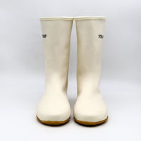 マルカツ トラクターシューズ 先丸 涼白 小(22.5cm~23.0cm) TRW-88 1足（直送品）