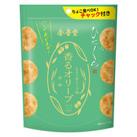 おすきなひとくち 香るオリーブ煎餅ハーブ＆ビネガー 74g 1セット（1個×6） チャック付き 煎餅 せんべい 金吾堂製菓