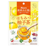 健康のど飴 はちみつ柚子茶 80g 1セット（1袋×6）カンロ 飴 のど飴 あめ キャンディー