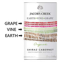 ジェイコブス・クリーク オーガニック シラーズ・カベルネ オーストラリア 赤ワイン ミディアムボディ 750ml 1本 ペルノ・リカール