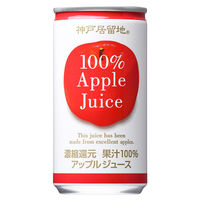 富永貿易 神戸居留地 アップル100% 185g 1箱（30缶入）【りんごジュース】【国内製造】