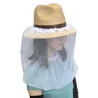 ヤマショウ 【忌避成分入】虫が嫌がる防虫フェイスガードネット 白 YAN-010W 1個（直送品）