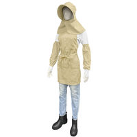 ヤマショウ ガーデン無地エプロン ベージュ YEP-009BG 1枚（直送品）