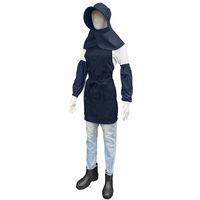 ヤマショウ ガーデン無地エプロン ネイビー YEP-009NV 1枚（直送品）