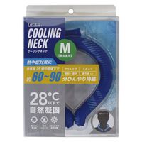 ヤマショウ 冷感ネックリング 熱中症対策 ストライプネイビー M YRK-002NVM 1個（直送品）