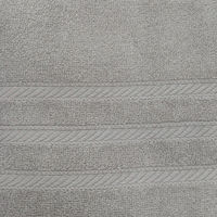 林 バスタオル オーガニックカラー 4枚セット グレー(灰)・ホワイト(白) BI701629 1セット(4枚入)（直送品）