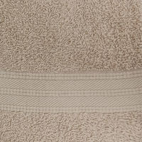 林 バスタオル カーリーカラー 10枚セット ベージュ BN603428 1セット(10枚入)（直送品）