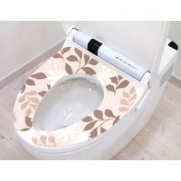 オカ 貼る便座シート 貼っぴぃ プリント ベージュ 29025 1枚