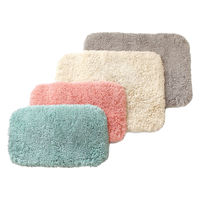 オカ PLYS バスミューズミレニアム 50×70cm ブルー 89207 1枚