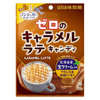ゼロのキャラメルラテキャンディ 81g 1セット（1袋×6） UHA味覚糖 飴 キャンディー