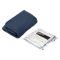 現場のチカラ 防災備蓄毛布コンパクト ネイビー 1セット（20個入り：10個入り×2） オリジナル