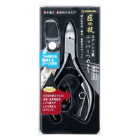 グリーンベル ステンレス製ニッパーつめきり（つめ飛びガード付き） G-1050 1個