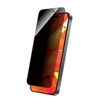 iPhone 16/iPhone 15 ガラスフィルム「GLASS PREMIUM FILM Lite」 覗き見防止180°（直送品）