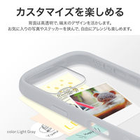 MSソリューションズ iPhone 16 Pro 耐衝撃ハイブリッドケース ダークグレー LN-IP24PLCGY 1個