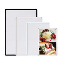 アルテ オープンパネルS　A4　ホワイト×シルバー OPS-A4-WH1  1枚（直送品）