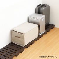 ベストコ すのこ 連結 プラスチック ハーフ ブラウン 37.5×38cm MA-4222 1個