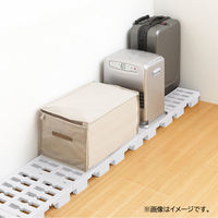 ベストコ すのこ 連結 プラスチック ハーフ アイボリー 37.5×38cm MA-4225 1個