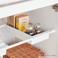 平安伸銅工業 突っ張り棒用ボックス ワイド マットホワイト TBW-15WH 1個