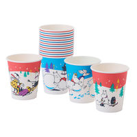 フィード FEED ムーミン クリスマス紙コップ 5オンス 1箱（300個入）