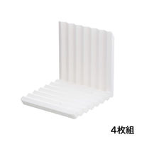 ベストコ リバティーコーポレーション 冷蔵庫 冷凍庫 仕切り 4枚組 ホワイト LD-493 1個