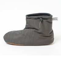 【LAKOLE/ラコレ】 キルトルームブーツ チャコール