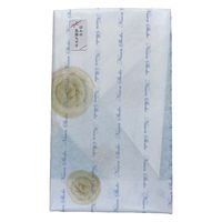 日繊商工 ほんの気持ちですシール付き/今治タオルギフト(波柄ブルー)/包装済 HI881B-kimotiS-60 1セット(60個入)（直送品）