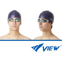 VIEW(ビュー) 水泳 ゴーグル クッション付きレーシングゴーグル AILE ミラータイプ BLY V240SAM 1セット（2個）（直送品）