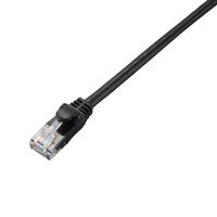 エレコム ＬＡＮケーブル　ＣＡＴ6　準拠　5ｍ　ブラック LD-GPN/BK5 1個（わけあり品）