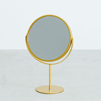 永井興産 3倍鏡付卓上ミラーH LINO（リノ） NK-287GD 1個