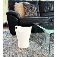 平和工業 くず入れ トラッシュポット 8.0L ホワイト ゴミ箱 ダストボックス 持ち手付き おしゃれ 8L 1個